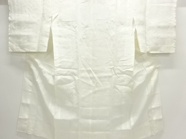 アンティーク　本麻透かし織萩模様長襦袢